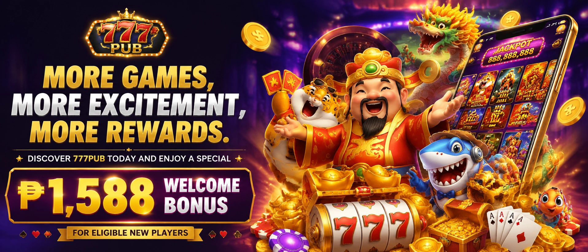Live casino showcase on 777pub Philippines