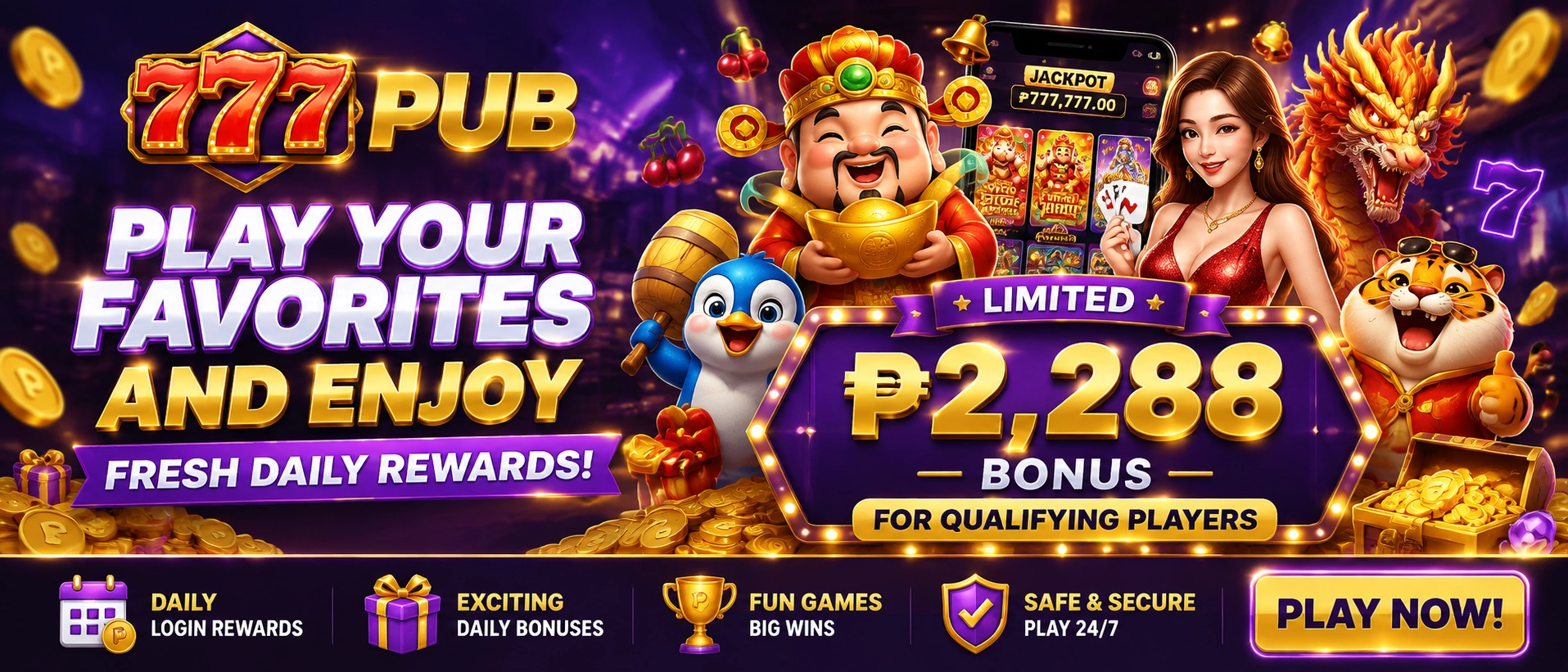 Fishing games showcase on 777pub Philippines