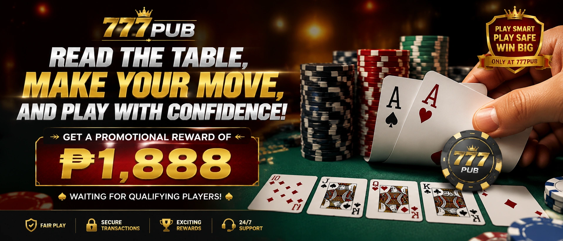 Texas Hold'em poker table